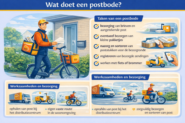 Wat doet een postbode